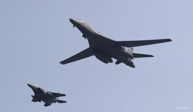 Americké bombardéry preleteli už druhýkrát nad Kórejským polostrovom