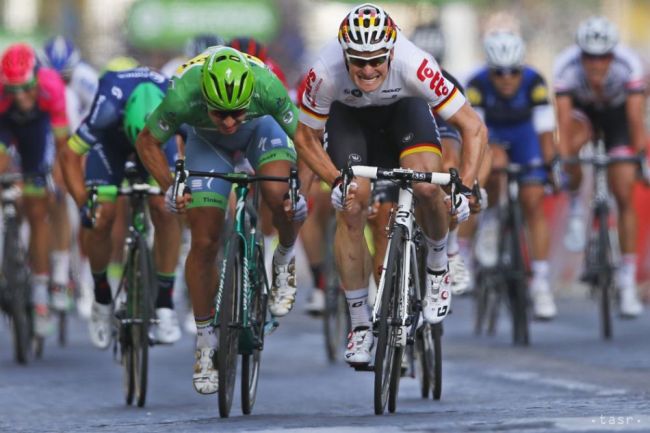 Sagan sa v priebežnom poradí na Enecou Tour prepadáva