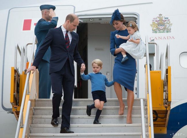 Princ William, Kate a deti pricestovali na návštevu Kanady