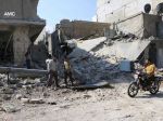 Sýrska armáda vyzvala povstalcov, aby opustili východné štvrte Aleppa