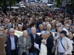 Grécka polícia použila na rozohnanie dôchodcov paprikový sprej