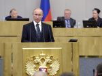 Putin vyzval Dumu budovať silné Rusko, ale bez veľmocenských príznakov