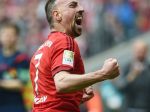 Ribéry vynechá pre svalové zranenie zápas s Frankfurtom