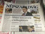 Novinári maďarského pozastaveného Népszabadságu protestovali vo Viedni