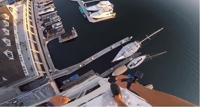 Video: Šialený zoskok zo 40 metrov