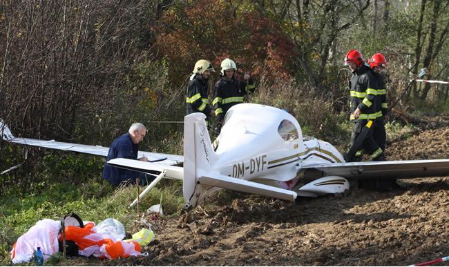Pri Koši spadlo malé športové lietadlo