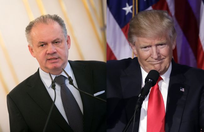 Andrej Kiska poslal Donaldovi Trumpovi telegram 