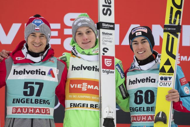 Skoky na lyžiach: Domen Prevc so štvrtým víťazstvom v sezóne (video)