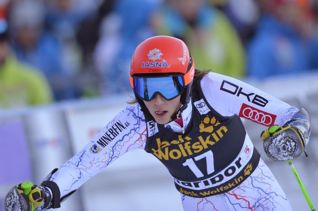 Druhé najlepšie 2. kolo slalomu nestačilo Slovenke na pódium