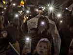 Tisíce ľudí protestovali proti rumunskej vláde 20. deň po sebe
