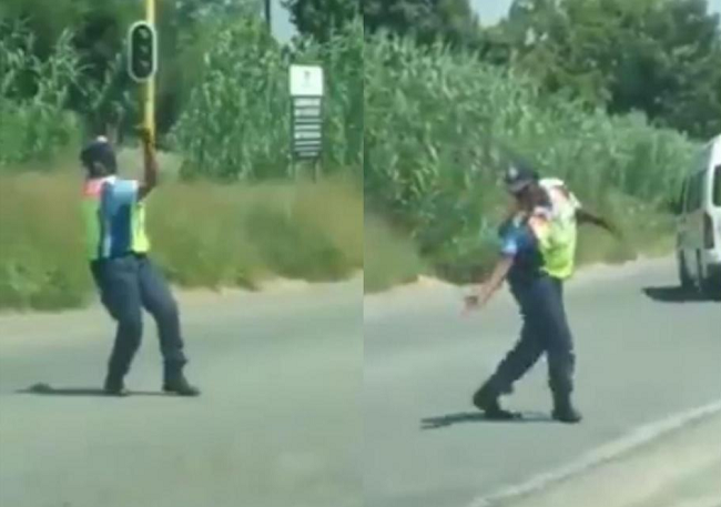 Video: Policajtka riadila premávku spôsobom, aký ste ešte nevideli
