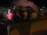 Bratislavskí a Seneckí hasiči zasahovali pri požiari osobného auta na D1