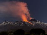 Sopka Etna sa opäť prebudila