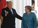 Trump hovoril s Merkelovou o Severnej Kórei i východnej Ukrajine