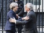 Mayová prijala Junckera a Barniera, vyjasňovali si okolnosti brexitu