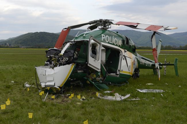 Sú známe príčiny pádu policajného vrtuľníka v Prešove