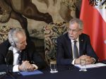 Miloš Zeman sa stretol s rakúskym prezidentom Van der Bellenom