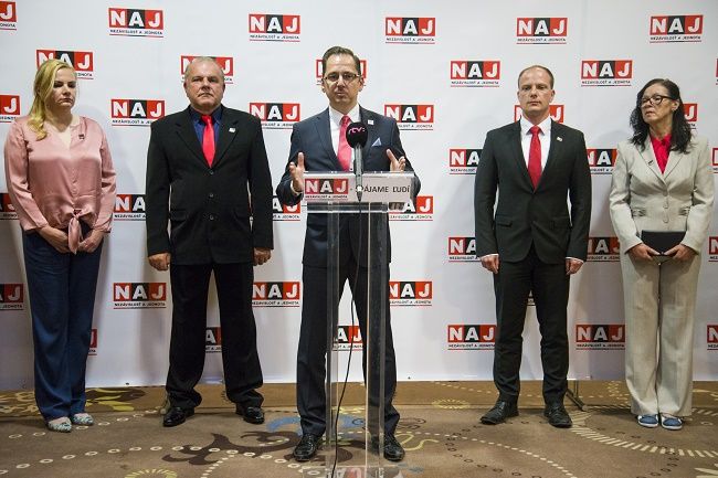NAJ chce vyššie dôchodky, mzdy, nižšie dane aj modernejšie nemocnice