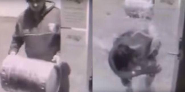 Video: Lupič sa so svojím vstupom do budovy prerátal