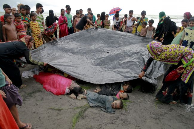 Najmenej 73.000 moslimských Rohingov utieklo z Mjanmarska do Bangladéša