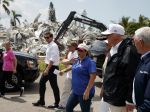 Trump navštívil Floridu spustošenú hurikánom Irma