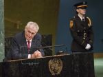 Zeman o Trumpovom prejave v OSN: Bolo to ako známkovanie žiakov v škole