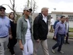 Donald Trump s manželkou navštívili zranených po streľbe v Las Vegas