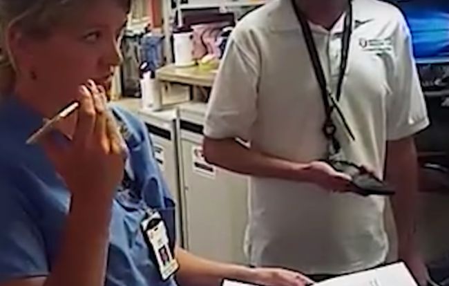 Video: Policajt chcel zatknúť zdravotnú sestru kvôli tomu, že odmietla zobrať vzorku krvi