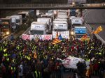 Účastníci generálneho štrajku narušili dopravu v Katalánsku