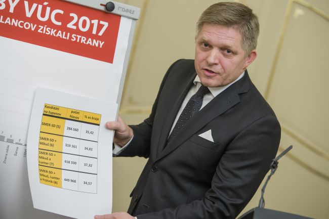 SaS: Fico prehral voľby a ukazuje trápne grafy, ale fakty nezakryje