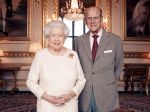 Kráľovná Alžbeta II. a princ Philip oslavujú 70. výročie sobáša