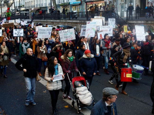 V mestách Európy sa konali pochody na protest proti násiliu na ženách