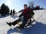 Sánkovanie z Hrebienka spúšťajú vďaka nádielke snehu skôr ako vlani