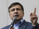 Proti Saakašviliho zatknutiu protestovali stovky jeho stúpencov