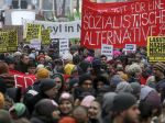 Tisíce ľudí protestovali vo Viedni proti novej vláde s účasťou FPÖ