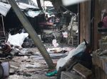 Výbuch bomby na trhovisku si vyžiadal troch mŕtvych a 18 zranených