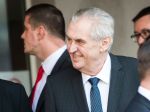 Zeman prišiel sledovať výsledky prezidentských volieb v dobrej nálade