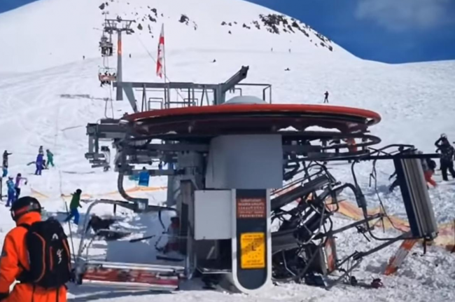 Video: Hrozivá porucha lanovky - lyžiari vylietavali zo sedačiek