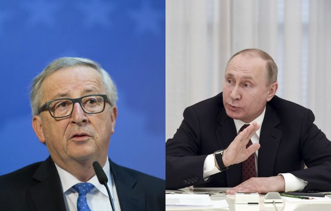 Juncker vyzval Putina na spoluprácu na obnove bezpečnosti v Európe