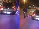 Video: Policajt pri obhliadke nenašiel žiadne drogy, hnev si vybil na psovi
