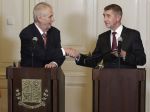 Zeman vymenuje Babiša do polovice júna, na výsledok referenda ČSSD nepočká