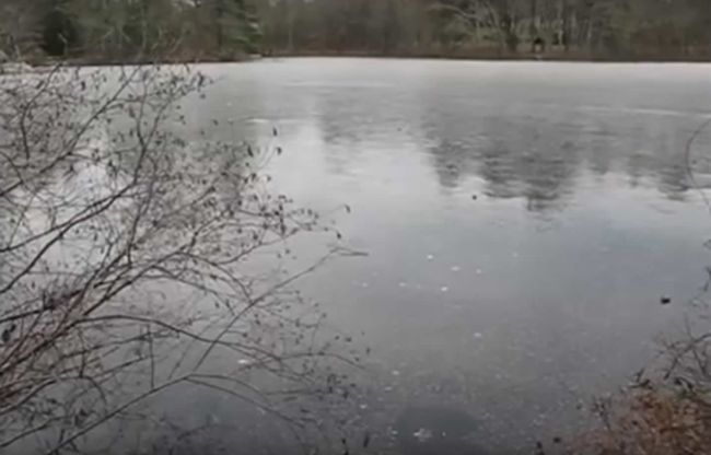 Video: Muži hodili "žabku" do zamrznutého rybníka. Takýto zvuk nečakali!