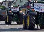 Farmári dnes vyrážajú na traktoroch z východu Slovenska do Bratislavy