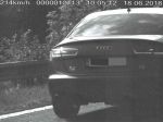 Šofér s maďarskou ŠPZ šiel rýchlosťou 214 km/h, dostal maximálnu výšku sankcie