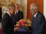 Český prezident Zeman vymenoval novú vládu Andreja Babiša