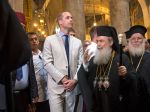 Princ William si pozrel Staré mesto v Jeruzaleme a navštívil hrob prababky