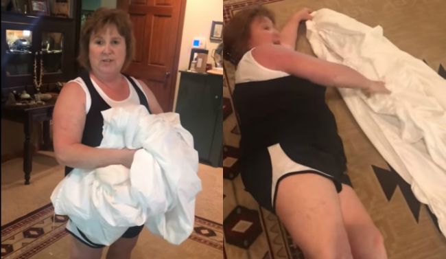 Video: Návod na skladanie prestieradiel od tejto autorky si pozreli už tisícky ľudí