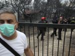 Počet obetí lesného požiaru v Grécku stúpol na 93, úrady zverejnili mená obetí