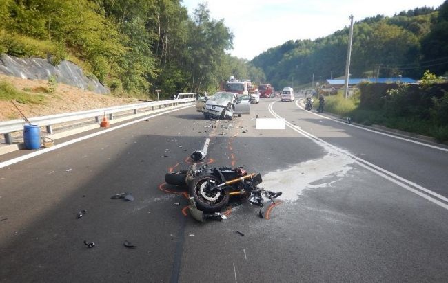 38-ročný motocyklista neprežil čelnú zrážku s autom