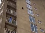 Video: Medvedík sa pustil na zem z výšky 9. poschodia